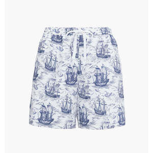 Hill House Home The Leo Shorts - Navy Mariner's Toile Size XSNavy Mariner's Toil
